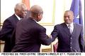 Les Présidents Joseph Kabila du Congo et Museveni de l'Ouganda