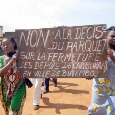 Manifestation de "kadhafi" de Butembo